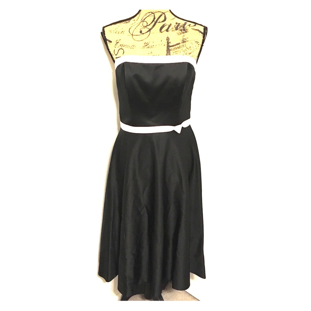 Raylia Designs Black Strapless Dress - size 14